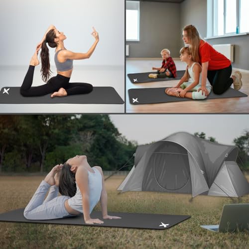 Xn8 Sports 15mm NBR Yoga Mat - Lightweight, Non-Tearable