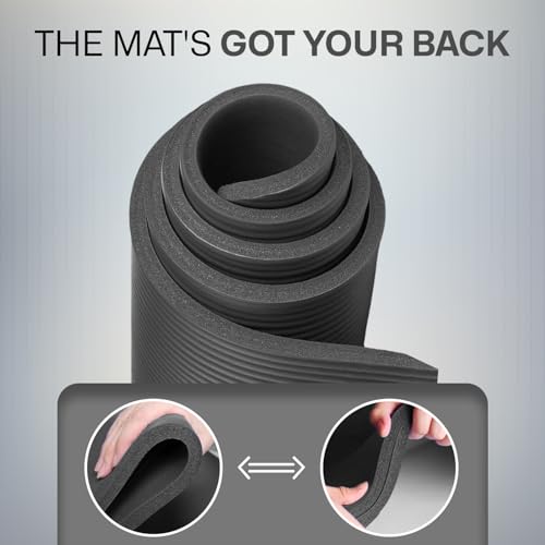 Xn8 Sports 15mm NBR Yoga Mat - Lightweight, Non-Tearable