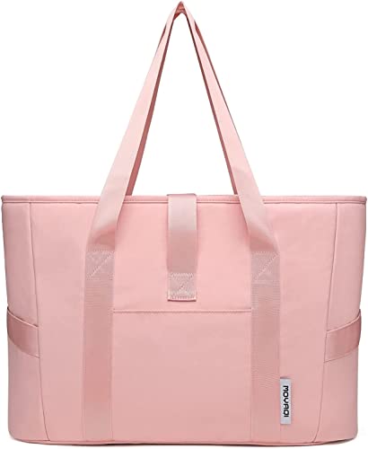 Moyaqi Yoga Tote Bag: Gym Bag with Mat Strap