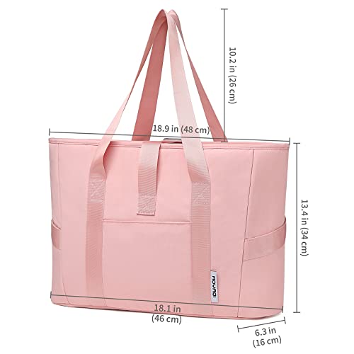 Moyaqi Yoga Tote Bag: Gym Bag with Mat Strap