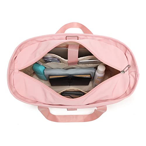 Moyaqi Yoga Tote Bag: Gym Bag with Mat Strap