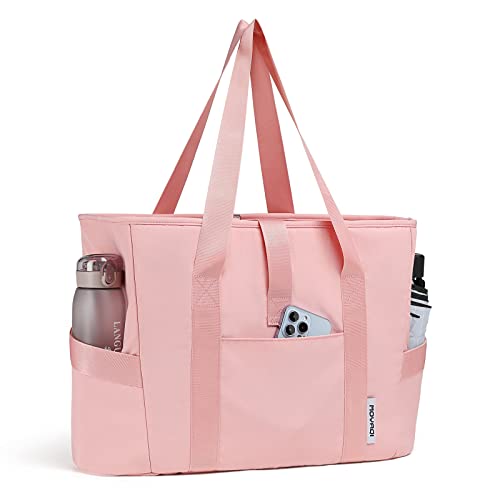 Moyaqi Yoga Tote Bag: Gym Bag with Mat Strap