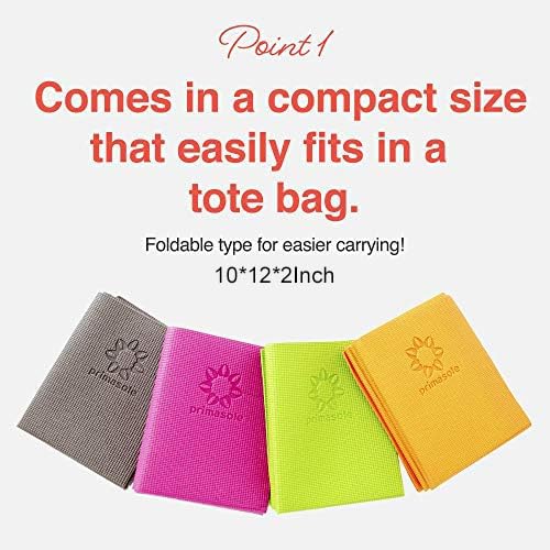 Folding Yoga Mat for Travel & Picnics