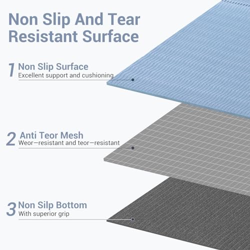 Foldable Yoga Mat - Non Slip & Portable