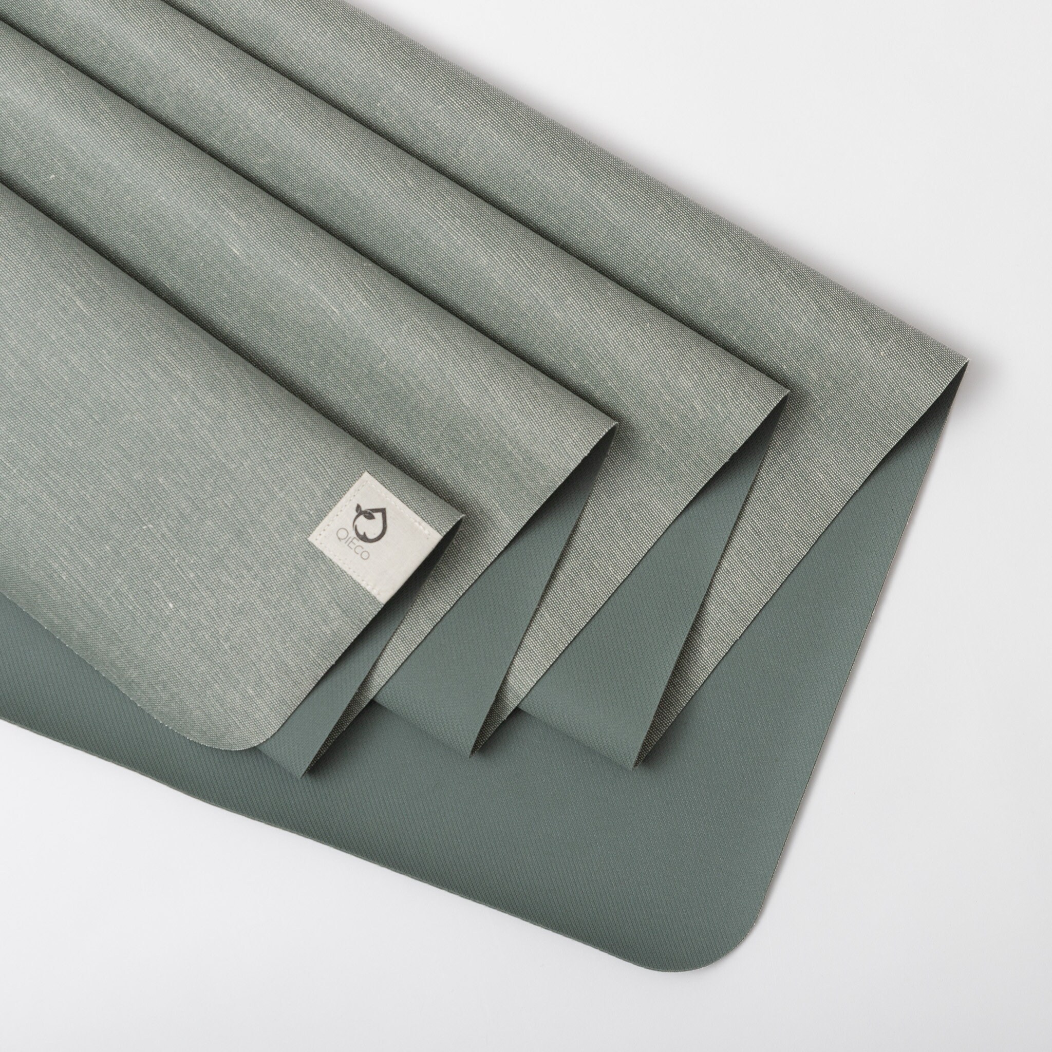 QiEco Travel Yoga Mat: FSC Rubber & Cotton
