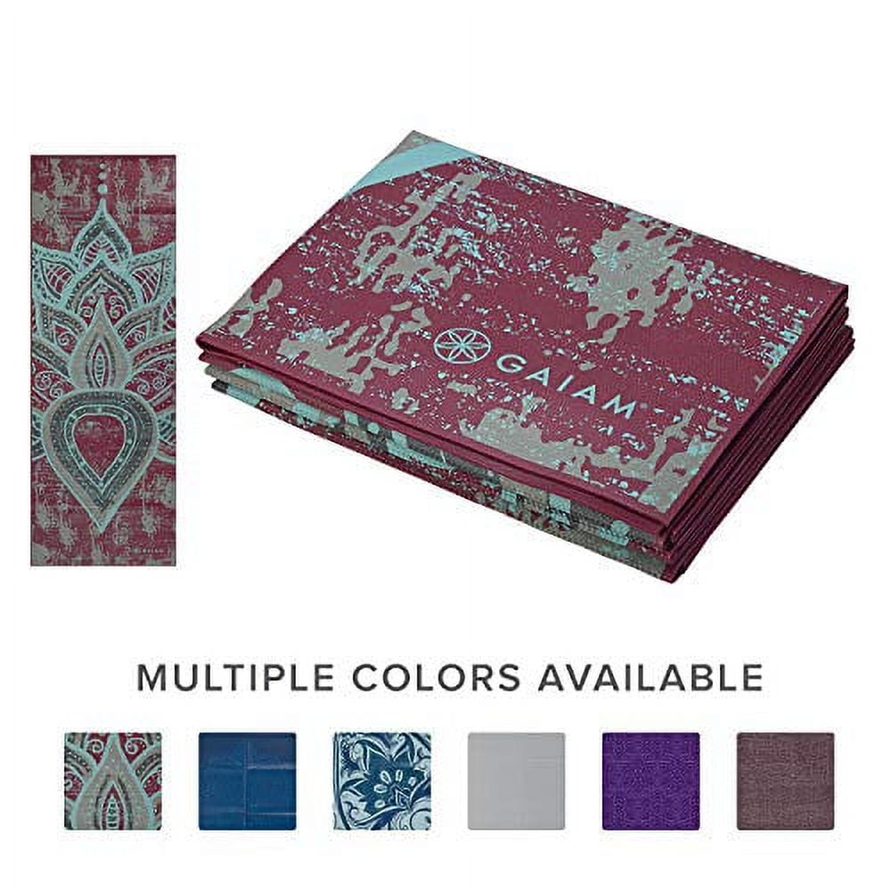 Folding Midnight Marrakesh Yoga Mat - 2mm