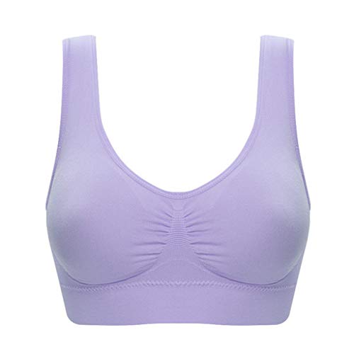Ultra-Thin Full Cup Yoga Bra for Large Breasts
