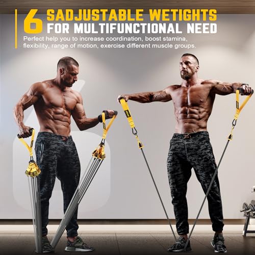 Strength Training Set: Heavy Resistance Bands for Men