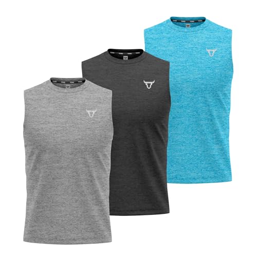 Men's Dry-Fit Muscle Tank Tops 3-Pack