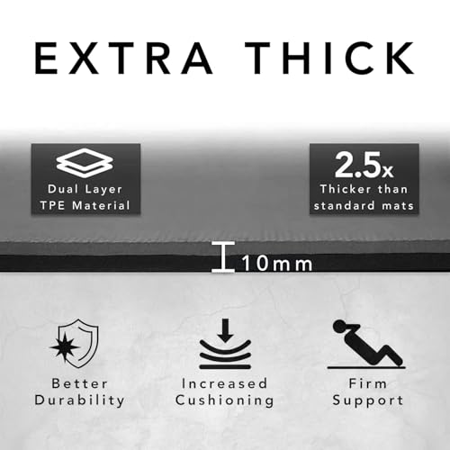 Extra Large Thick Yoga Mat for Home Workouts