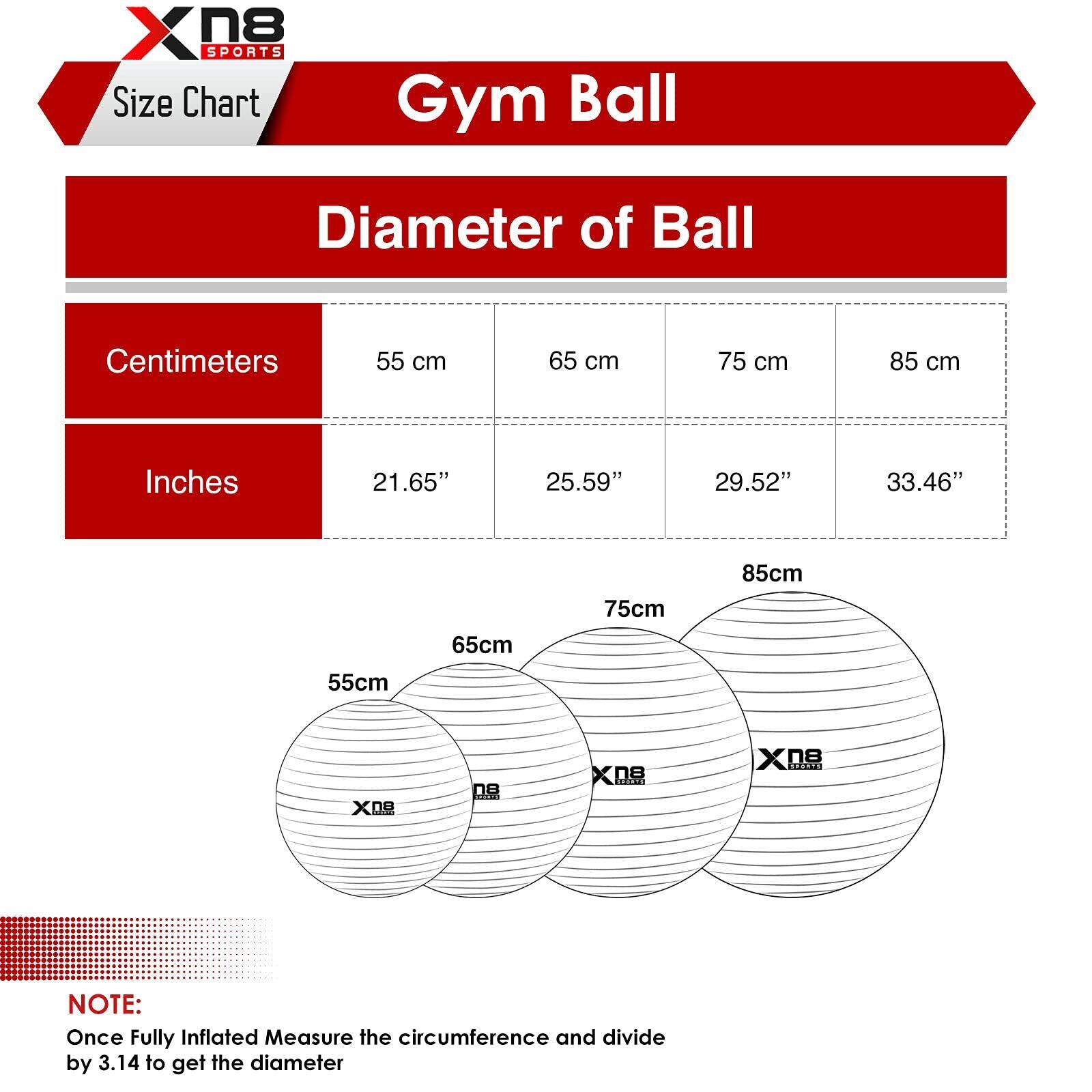 65cm Anti-Burst Yoga Swiss Ball for Fitness & Pregnancy