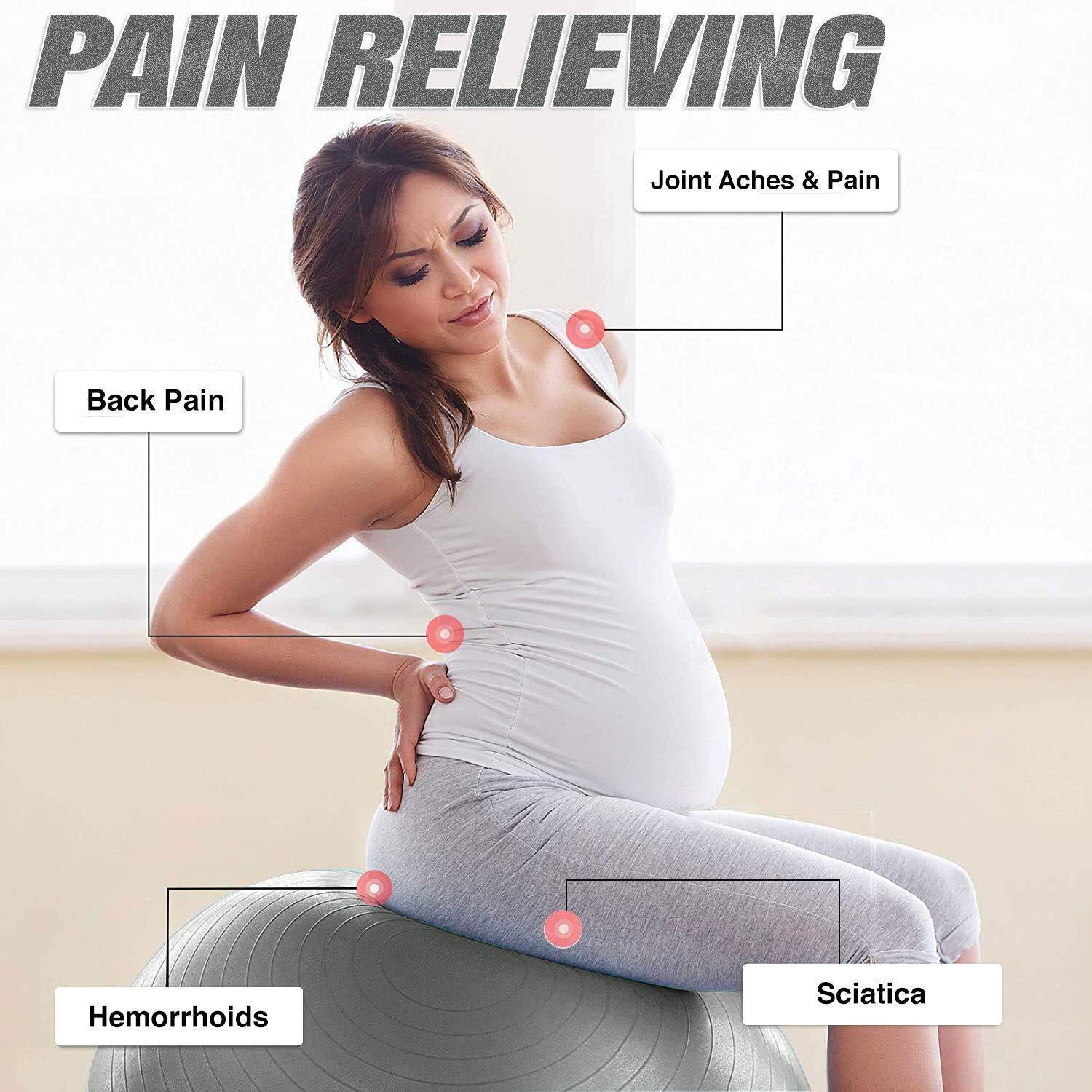 65cm Anti-Burst Yoga Swiss Ball for Fitness & Pregnancy