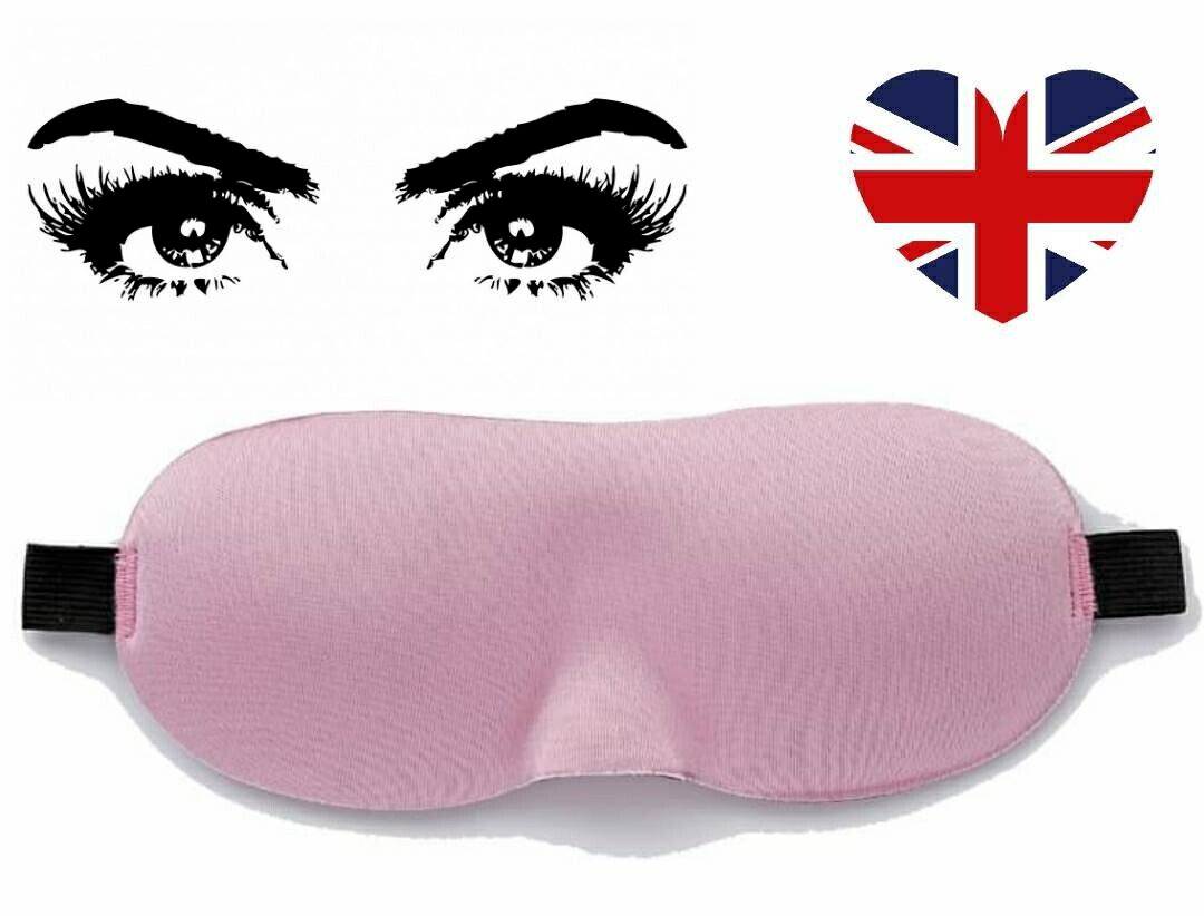 Pink 3D Sleep Mask for Eyelash Extension Protection