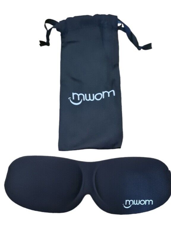 Set of 2 Blackout 3D Padded Yoga Eye Masks