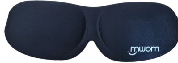 Set of 2 Blackout 3D Padded Yoga Eye Masks