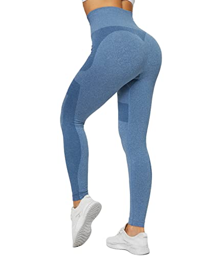 OUDOTA High Waist Yoga Leggings - Seamless Compression