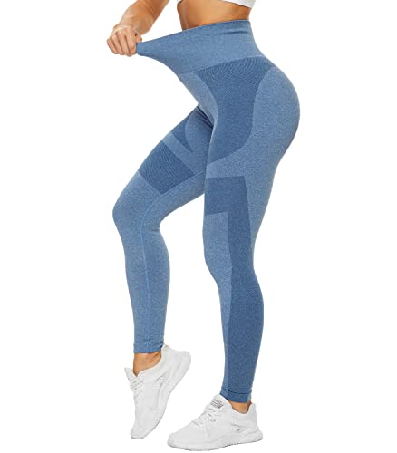 OUDOTA High Waist Yoga Leggings - Seamless Compression