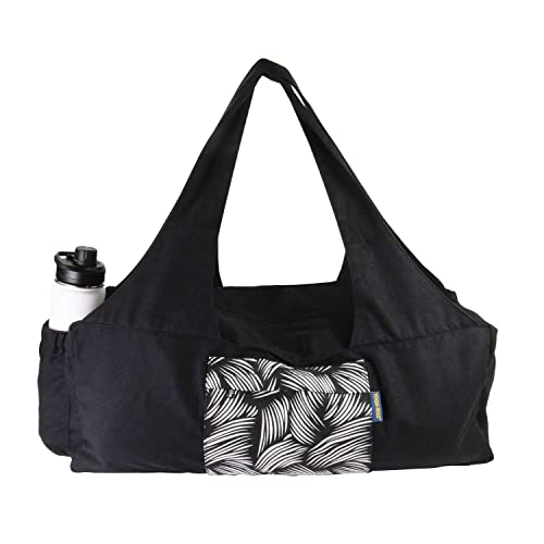 Large Yoga Bag with Bottle Holder | Unisex Carrier