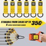 Men's 350lbs Resistance Bands Set with Handles & More