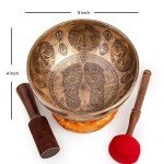 Tibetan Singing Bowl Set for Meditation and Healing