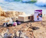 16 Healing Crystals Set with Wooden Box