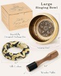 Large Tibetan Singing Bowl for Yoga and Healing