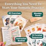 Stress Relief Card Deck with Guidebook and Techniques