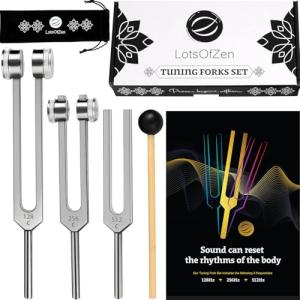 Healing Tuning Forks Set for Yoga and Meditation