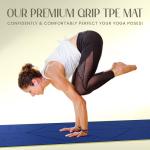 Eco-friendly Non-Slip Yoga Mat for Home and Gym