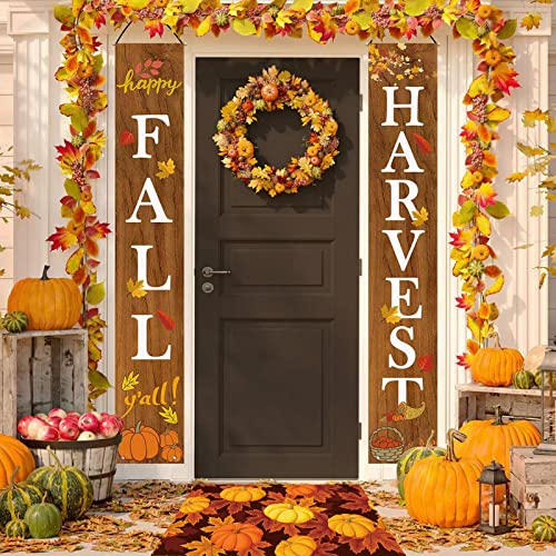 Thanksgiving Welcome Doormat: Maple Leaf Pumpkin Floor Mat