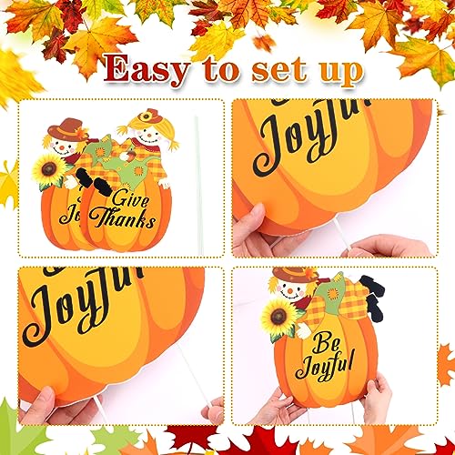 Thanksgiving Scarecrow Yard Decor for Autumn Outdoor