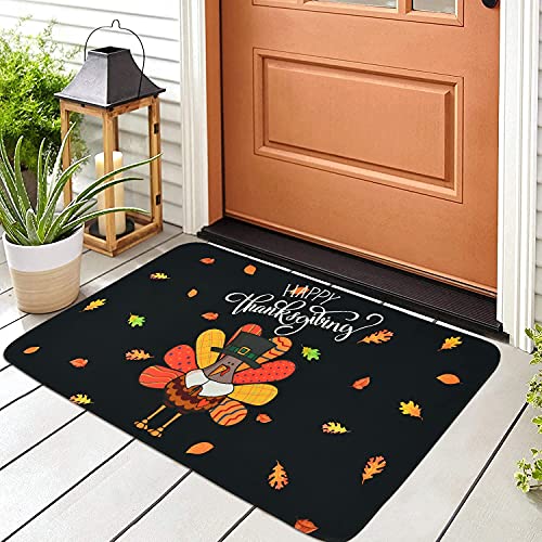 Thanksgiving Turkey Doormat: Outdoor/Indoor, 18x30