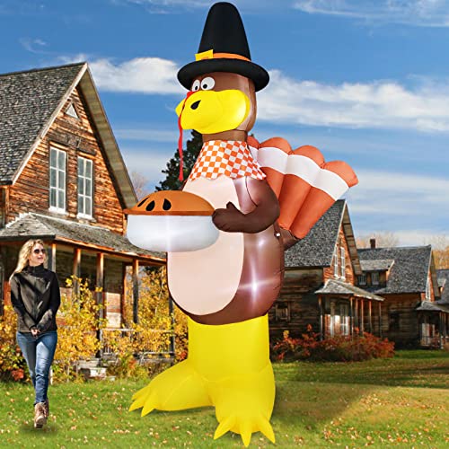 12ft Giant Inflatable Turkey Outdoor Thanksgiving Decor
