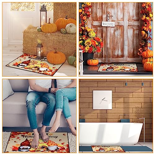 Fall-Themed Welcome Mat for Thanksgiving Decor