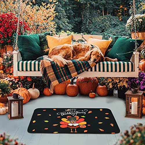 Thanksgiving Turkey Doormat: Outdoor/Indoor, 18x30