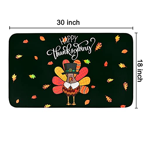 Thanksgiving Turkey Doormat: Outdoor/Indoor, 18x30