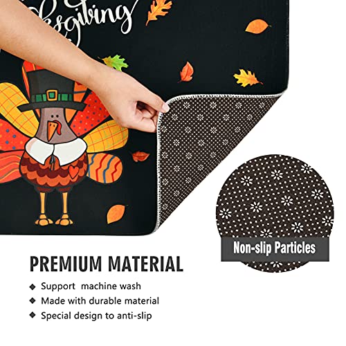 Thanksgiving Turkey Doormat: Outdoor/Indoor, 18x30