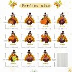 11Pcs Thanksgiving Turkey Yard Signs for Autumn Farmhouse