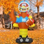 GOOSH 5 FT Inflatable Thanksgiving Turkey Yard Décor