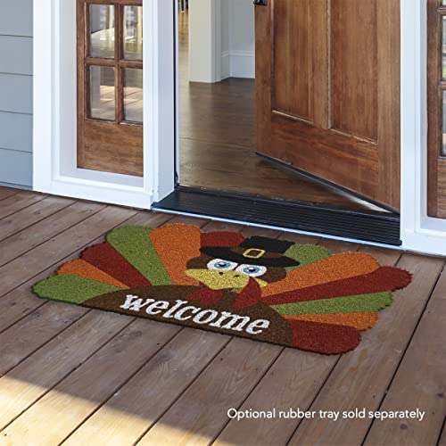 Give Thanks Turkey Coir Doormat - Thanksgiving