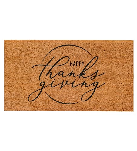 Thanksgiving Fall Coir Doormat - Happy Thanksgiving