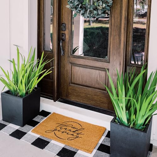 Thanksgiving Fall Coir Doormat - Happy Thanksgiving