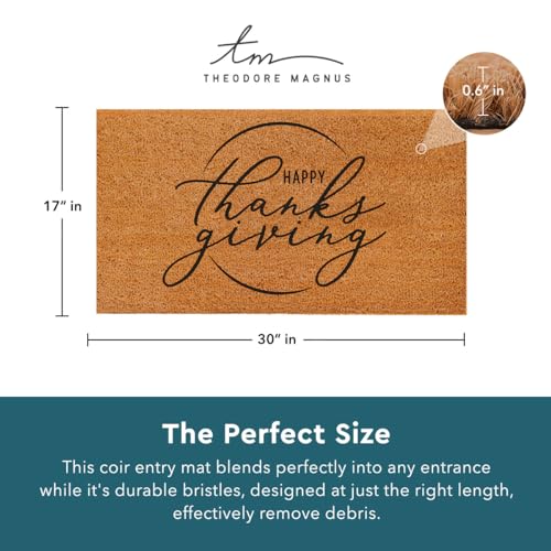 Thanksgiving Fall Coir Doormat - Happy Thanksgiving
