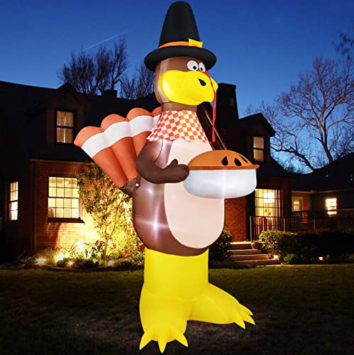 12ft Giant Inflatable Turkey Outdoor Thanksgiving Decor