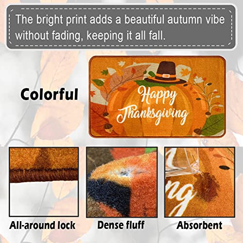 Festive Fall Welcome Doormat - 17" x 29