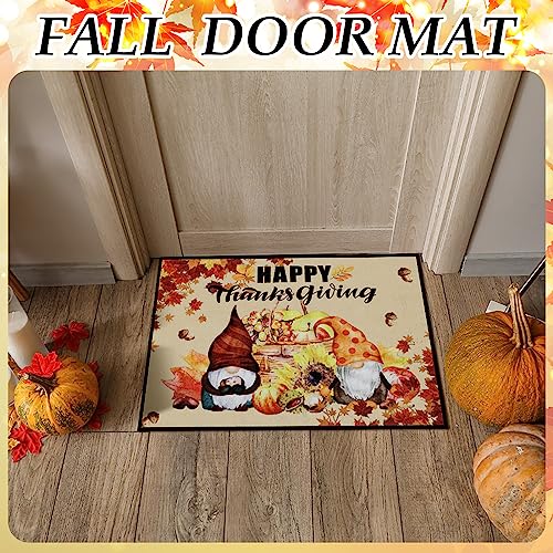 Fall-Themed Welcome Mat for Thanksgiving Decor