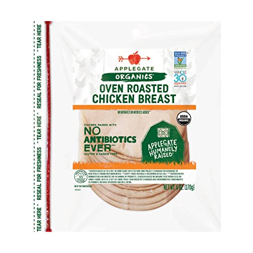 Organic Oven Roasted Chicken Breast Slices, 6oz