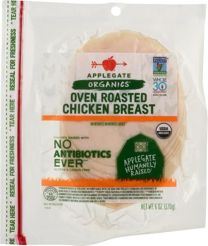 Organic Oven Roasted Chicken Breast Slices, 6oz