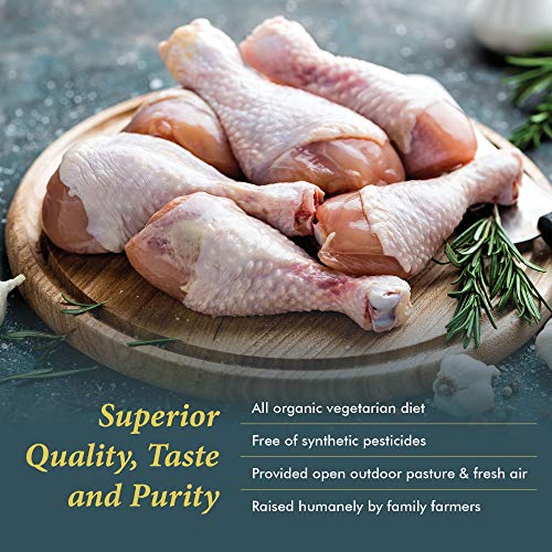 Organic Bone-in Skin-on Chicken Drumsticks, Glatt Kosher