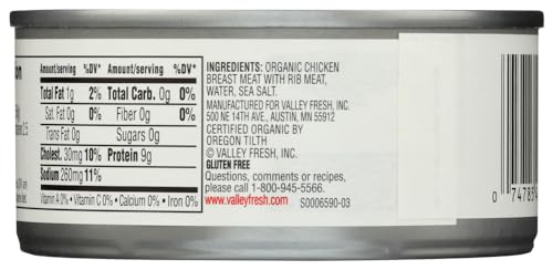 Organic Chicken Breast in Water - 3 Cans